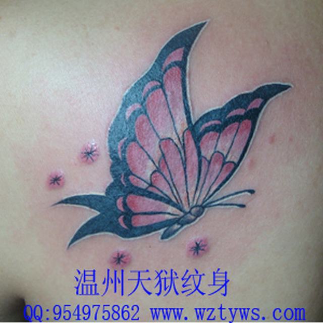 温州天狱纹身 蝴蝶
